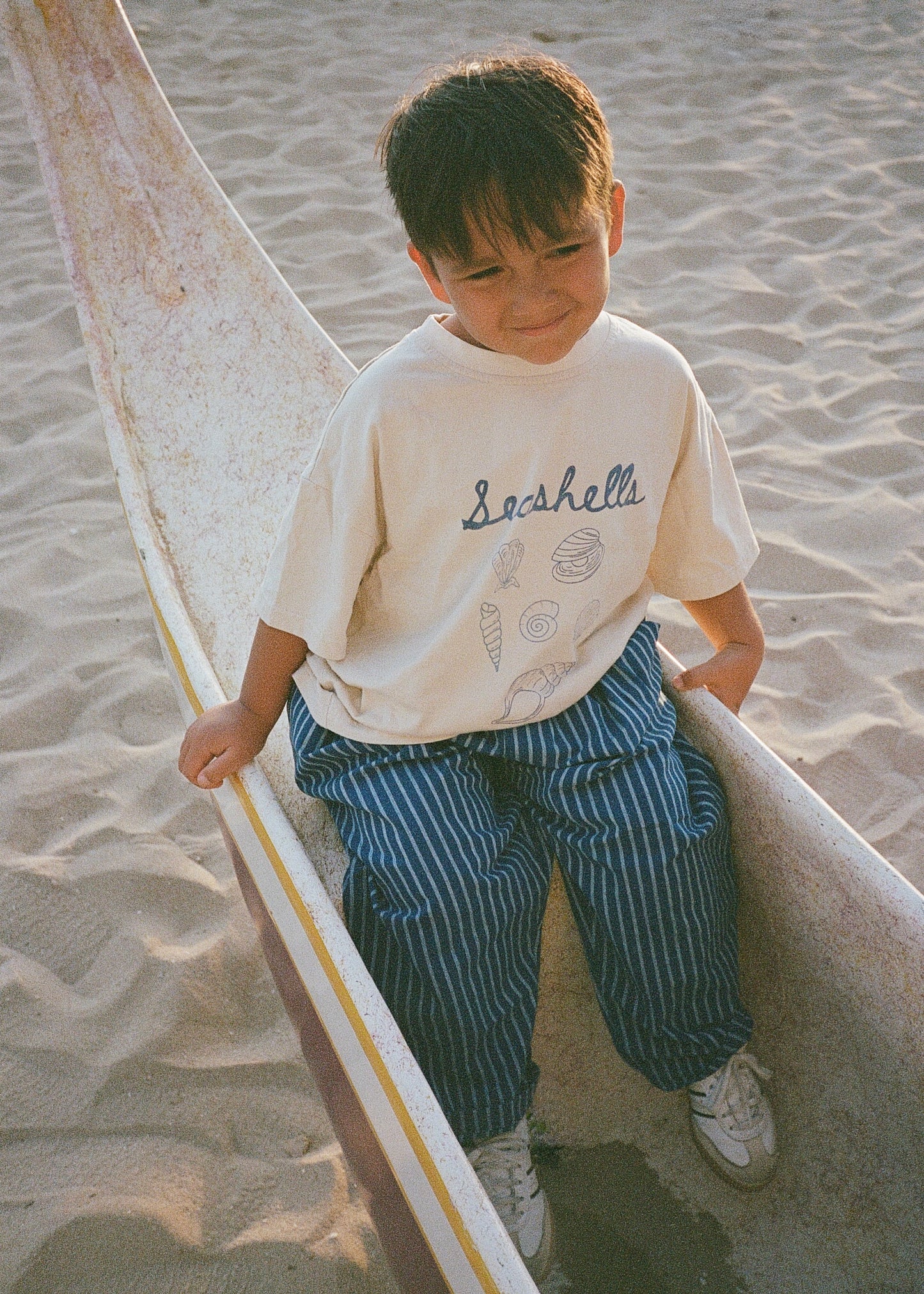 Oversized Graphic Tee- Seashells