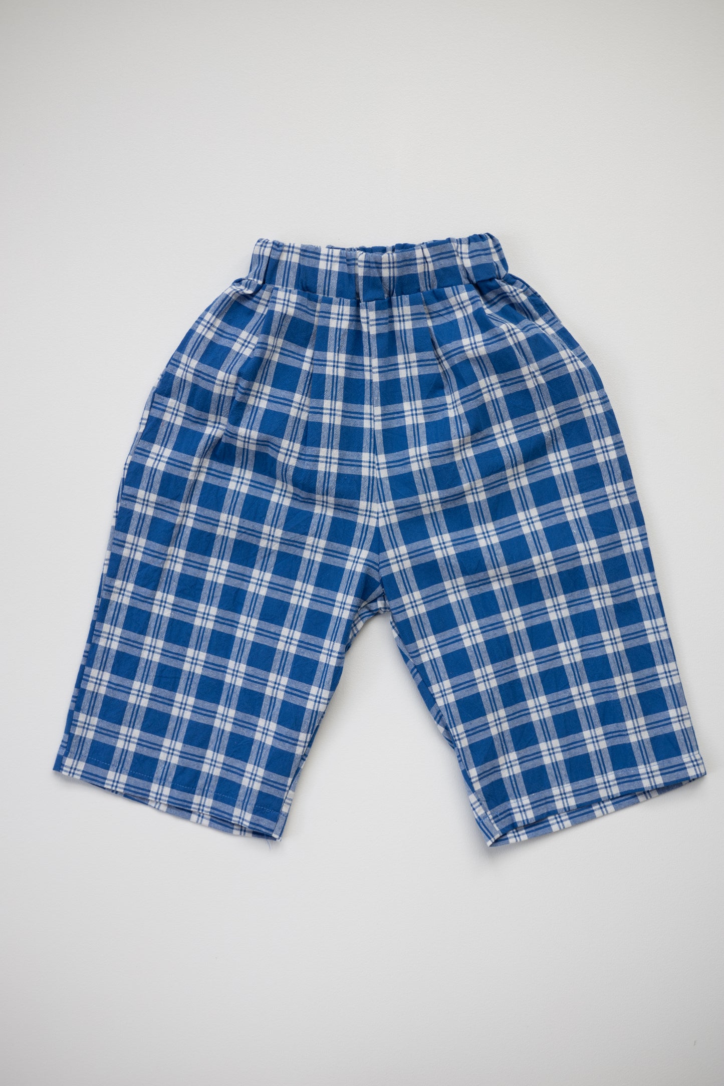 Plaid Pant- Blue