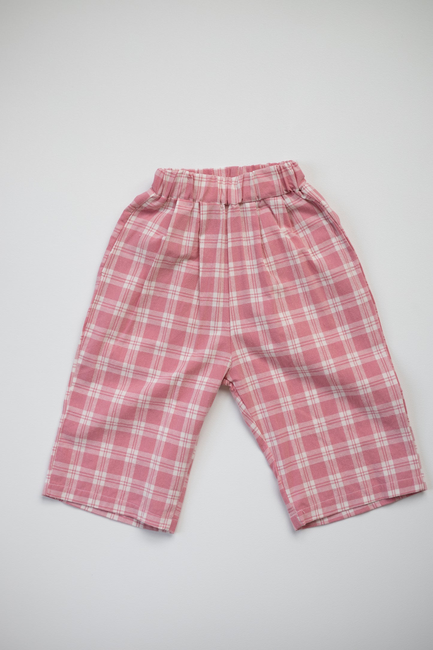 Plaid Pant- Pink