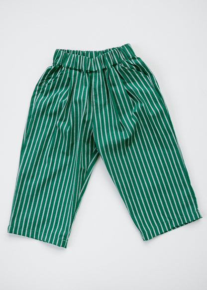 Striped Pant- Green