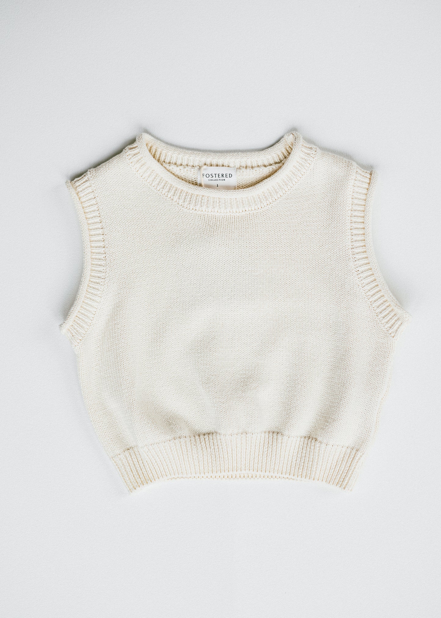 Sweater Vest- Ivory