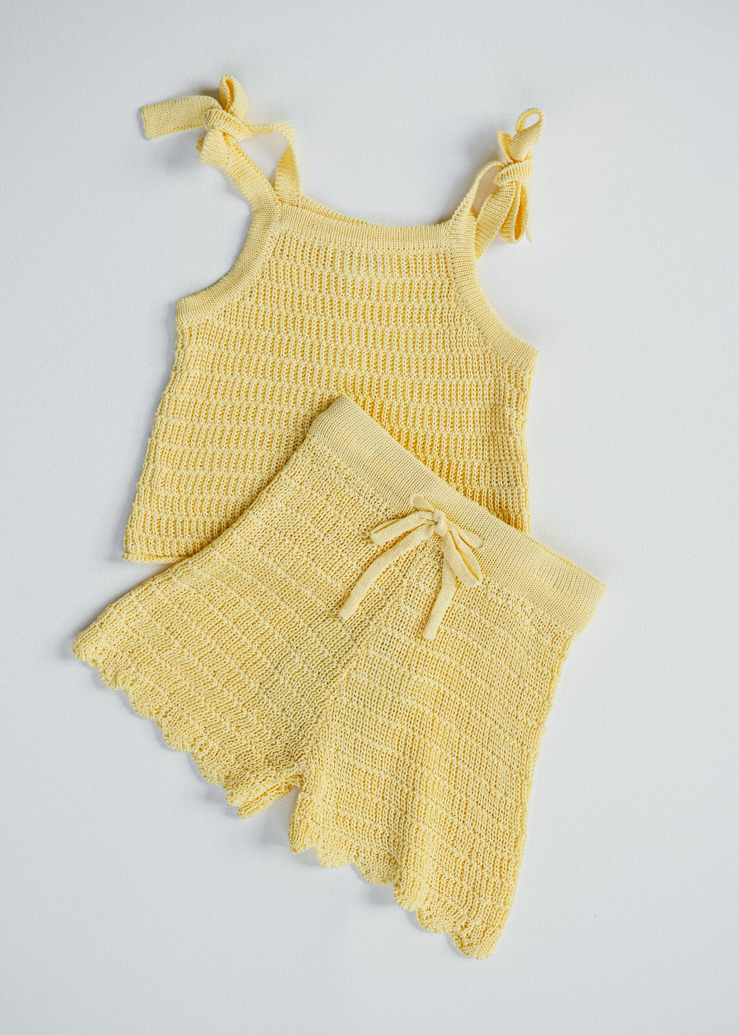 Crochet Set- Yellow