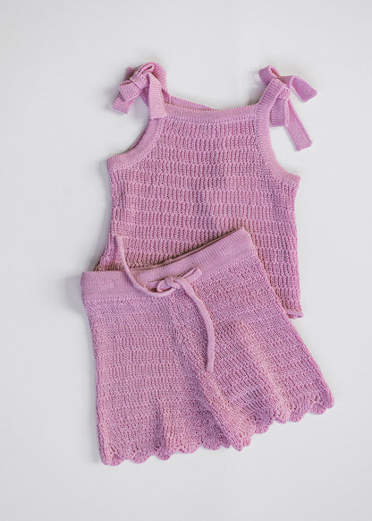 Crochet Set- Pink