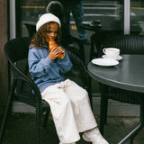 Half Zip Sweater- Blue