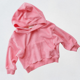 Terry Hoodie- Bright Pink