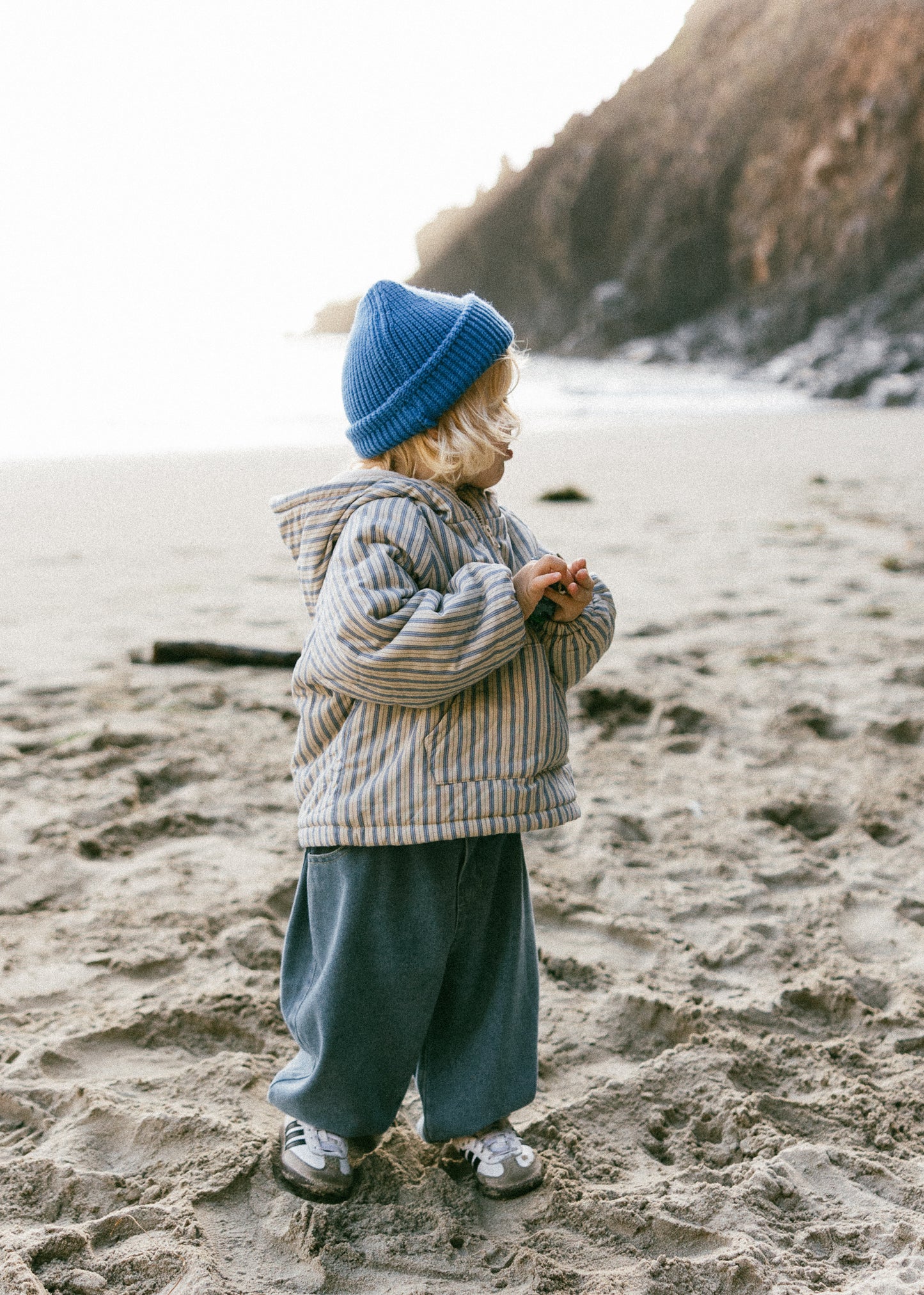 Half Zip Pullover- Striped