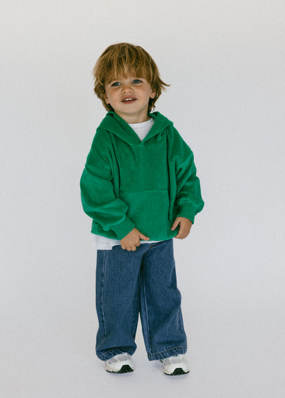 Terry Hoodie- Green