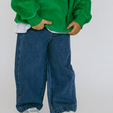 Wide Leg Denim- Medium Wash