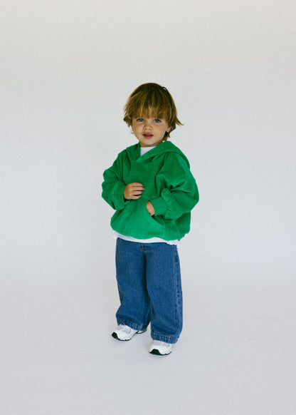 Terry Hoodie- Green