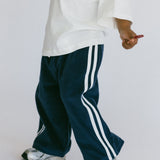 Racer Terry Pants- Bright Navy