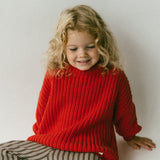Chunky Knit- Red