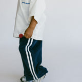 Racer Terry Pants- Bright Navy