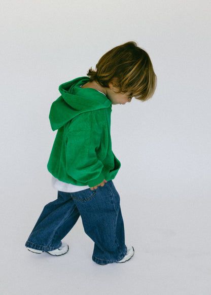 Terry Hoodie- Green