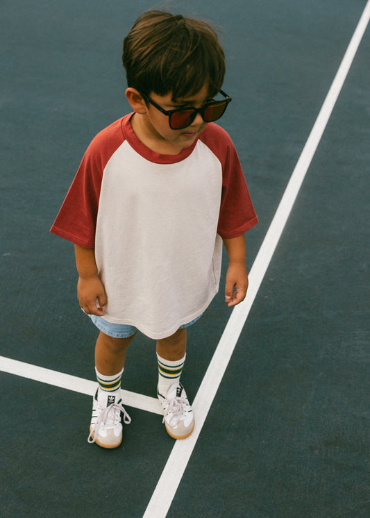 Retro Tee- Red