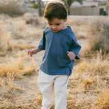 Baggy Tee- Foggy Blue