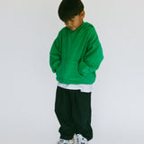 Terry Hoodie- Green