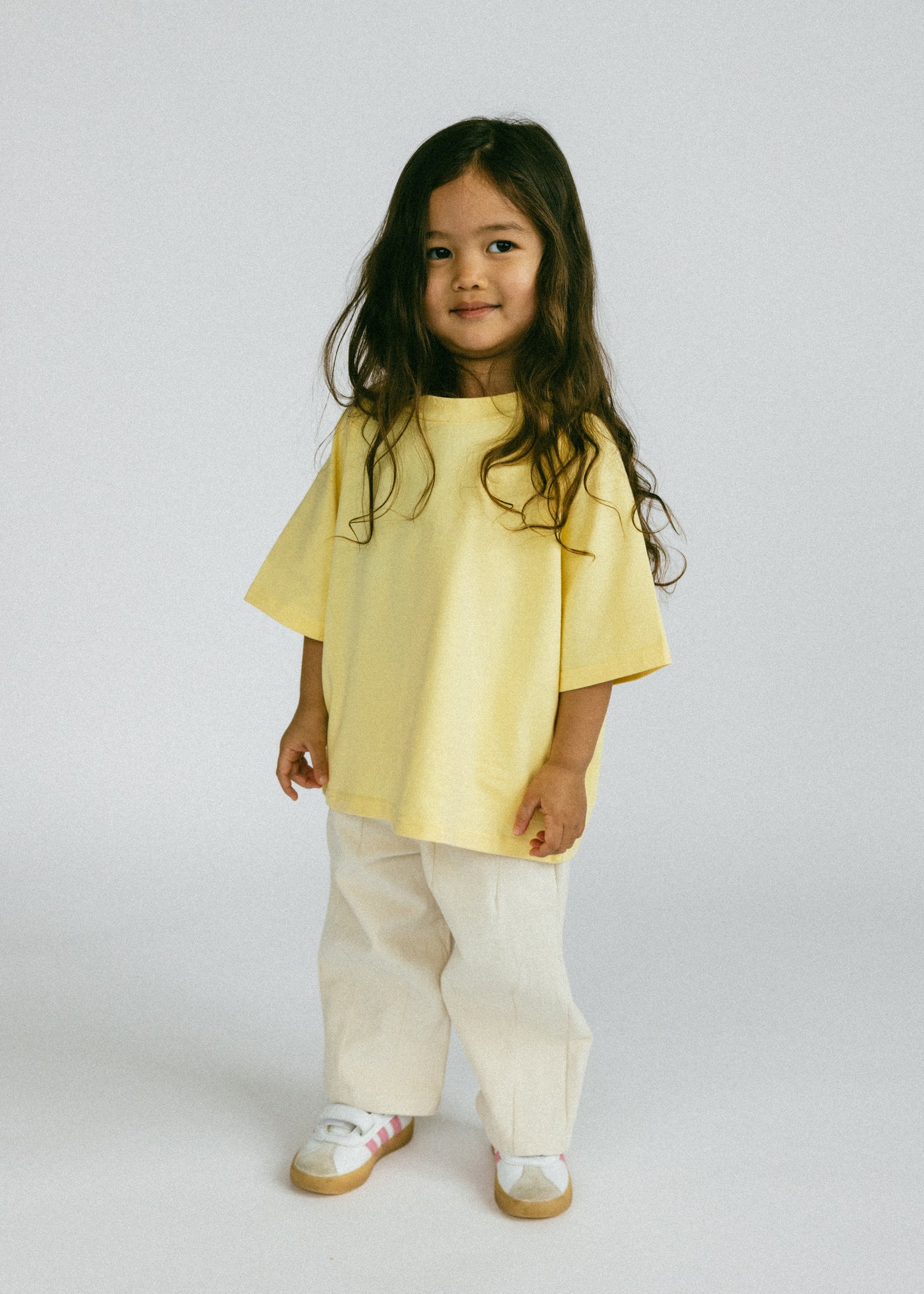 Pleated Twill Pant- Ivory