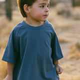 Baggy Tee- Foggy Blue