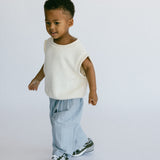 Pin Stripe Poplin Pants- Blue