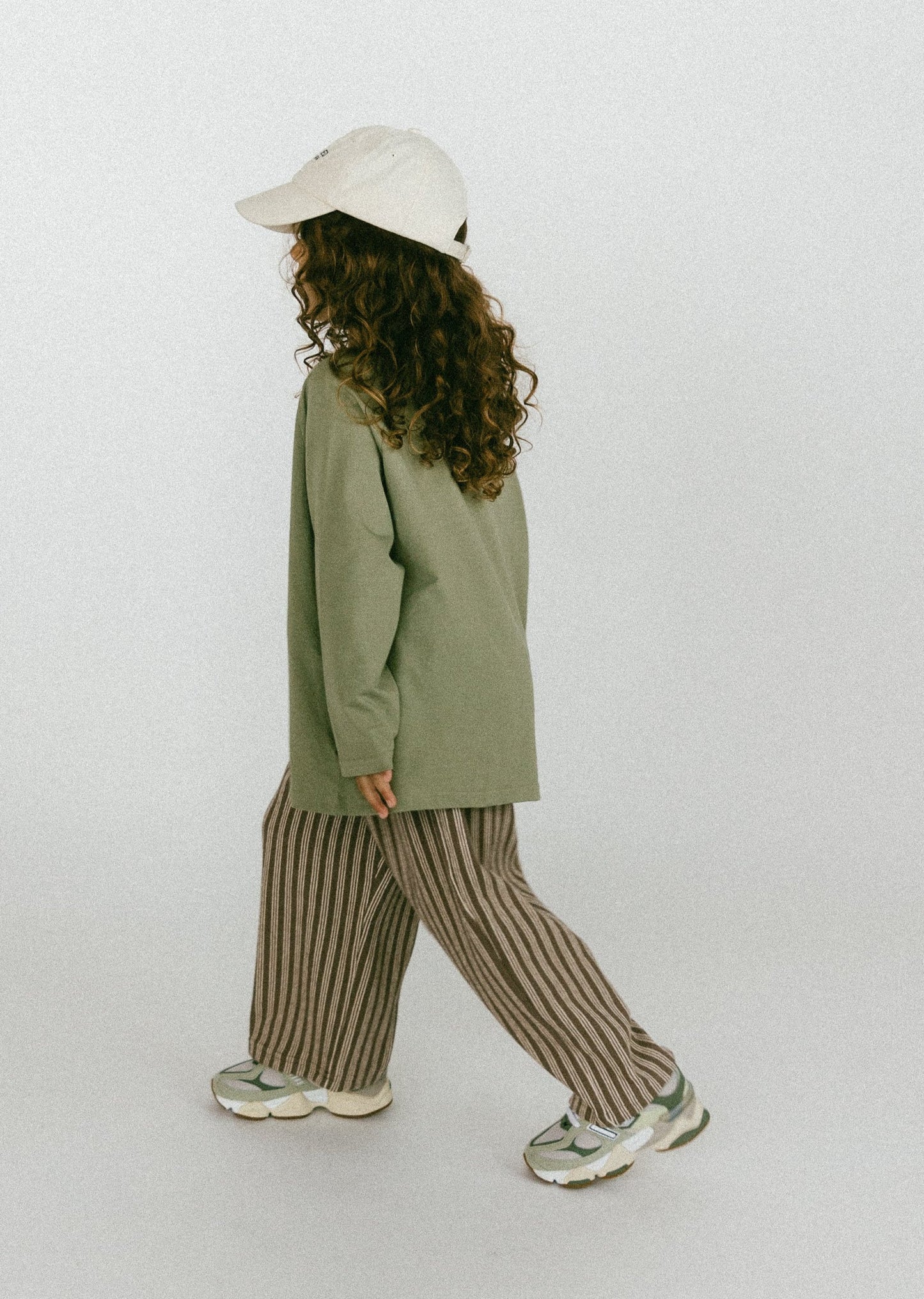 Baggy Long Sleeve- Olive Green