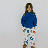 Retro Twill Pants- Wild Bloom