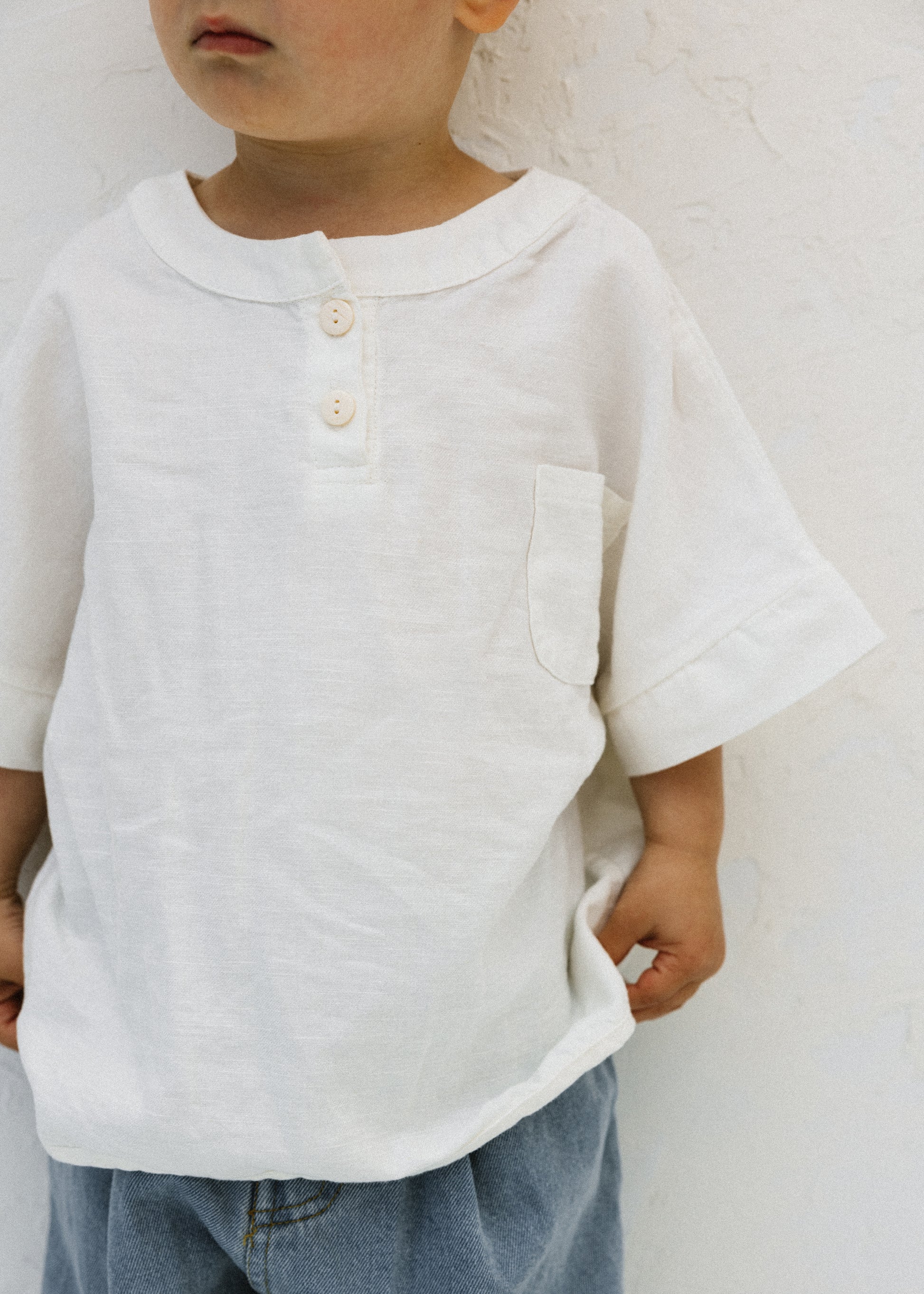  Fostered Collection Cotton Henley