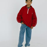Varsity Jacket- Vintage Red