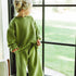 Knitted Cotton Pants Pea Green