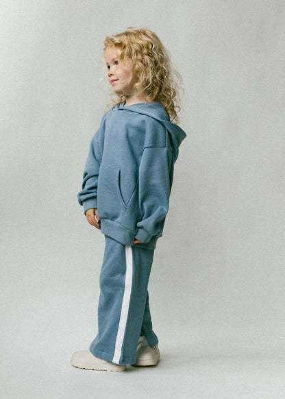 Track Pants- Dusty Blue