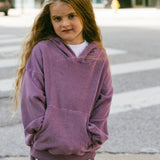 Terry Hoodie- Mulberry