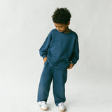 Raw Hem Set- Deep Ocean