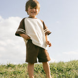 Retro Varsity Set- Brown