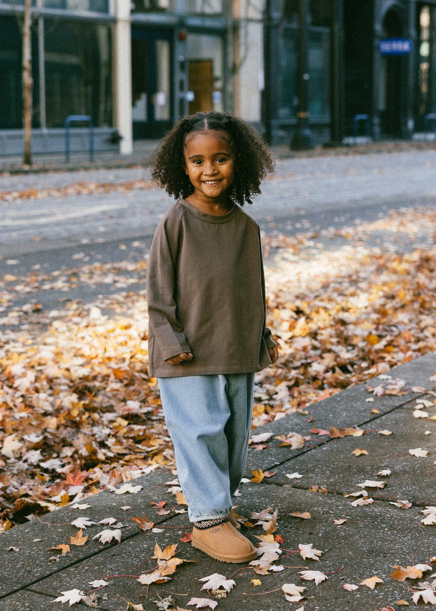 Baggy Long Sleeve- Vintage Brown