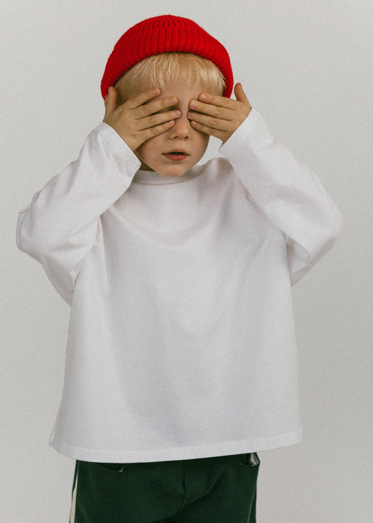 Baggy Long Sleeve- White