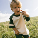 Retro Varsity Set- Pine Green