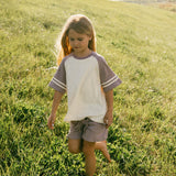 Retro Varsity Set- Dusty Purple