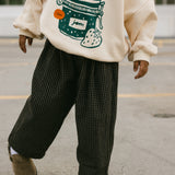Graphic Crewneck- Jam- Cream