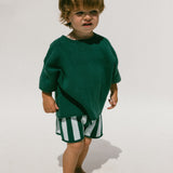 Oversized Knitted Shirt- Green