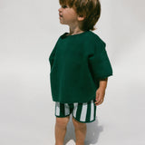 Oversized Knitted Shirt- Green