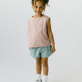 Pin Striped Shorts- Green