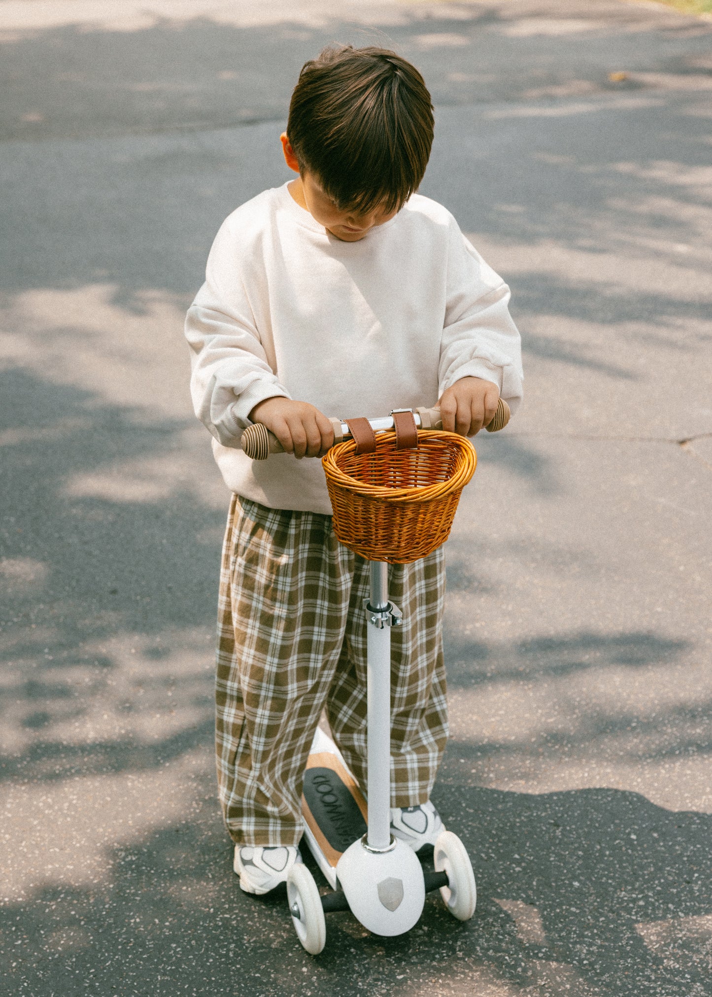 Plaid Pant- Olive