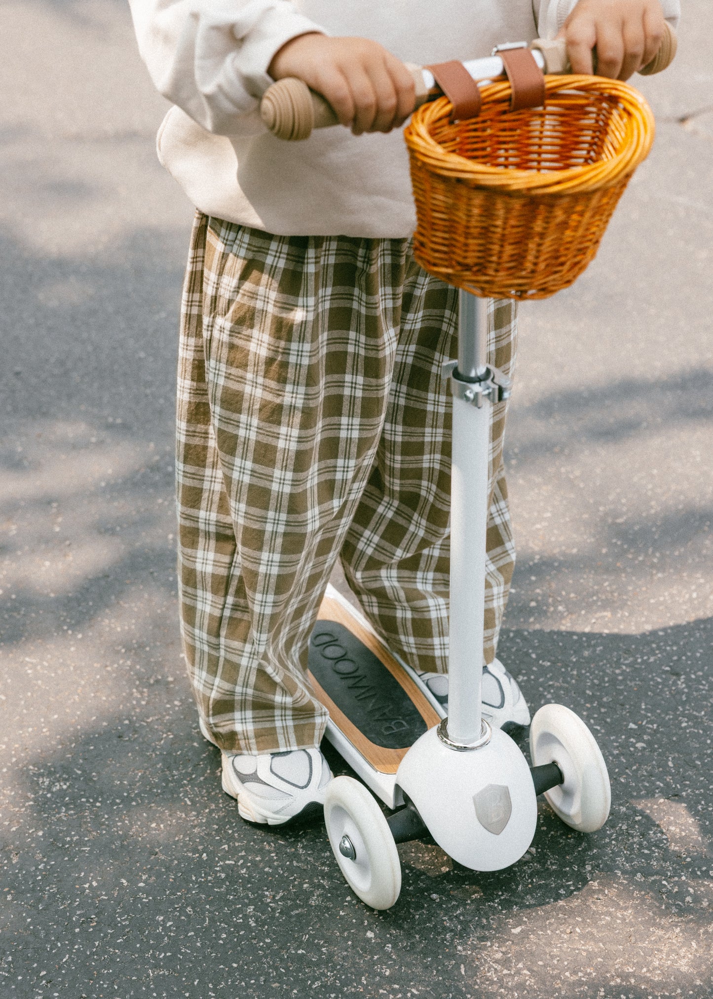 Plaid Pant- Olive
