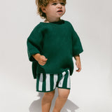 Oversized Knitted Shirt- Green