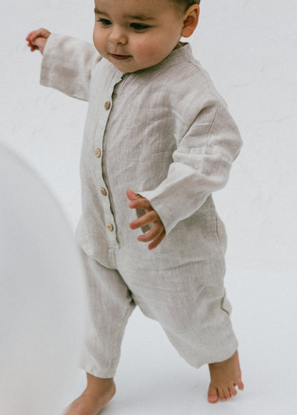  Fostered Collection Linen Jumpsuit