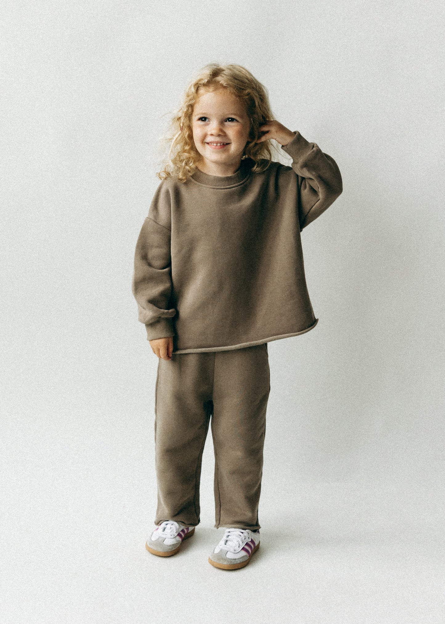 Raw Hem Set- Vintage Brown