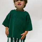Oversized Knitted Shirt- Green