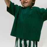 Oversized Knitted Shirt- Green