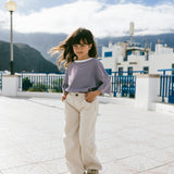 Wide Leg Denim- Cream