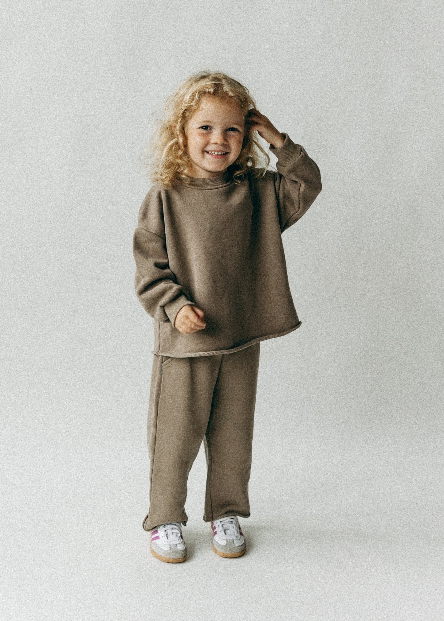 Raw Hem Set- Vintage Brown