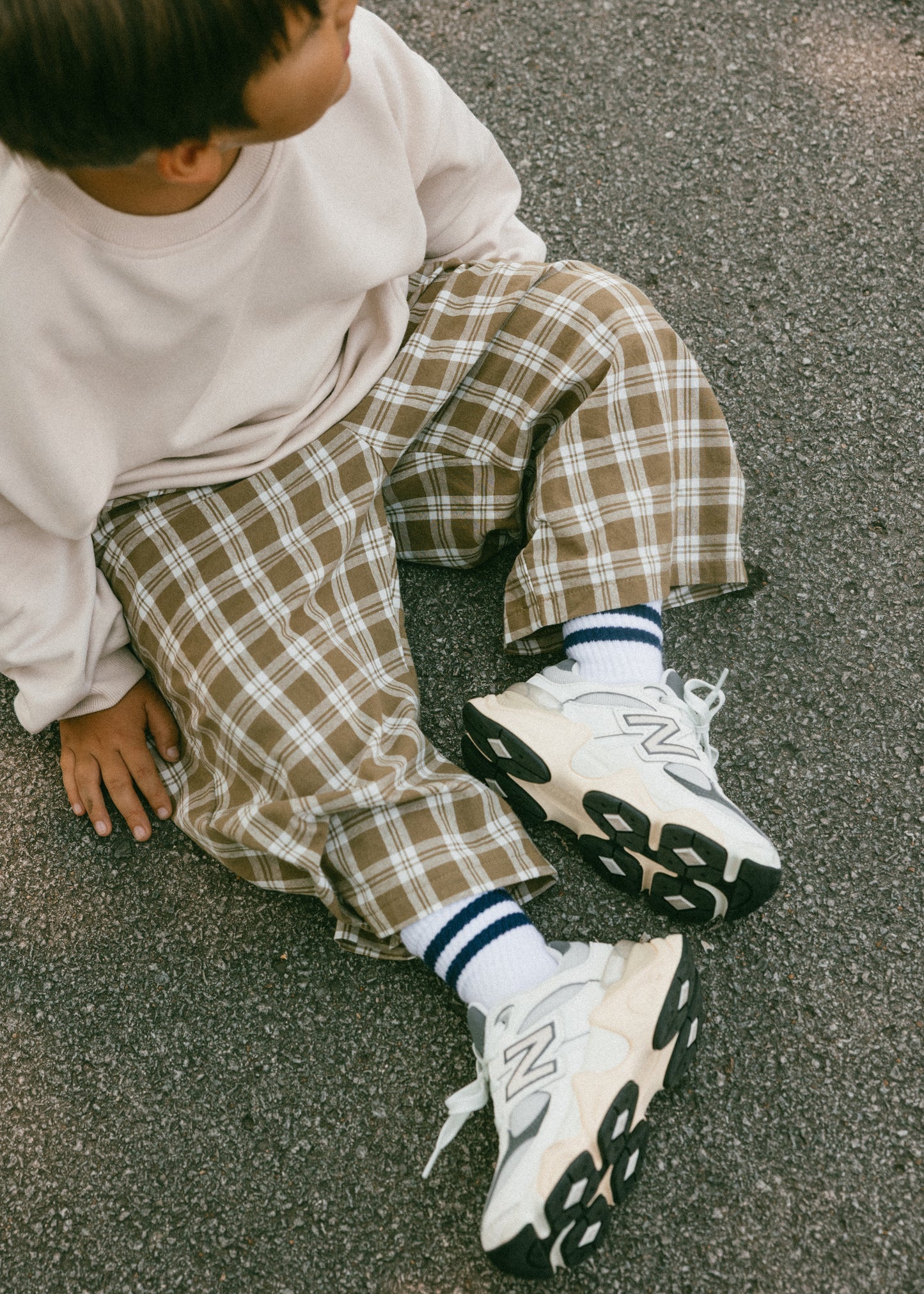 Plaid Pant- Olive